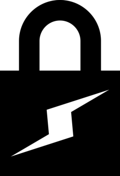 Magnetic Lock Simple Line Art Svg, Free Vectors File